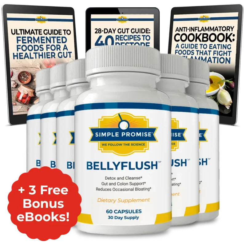 BellyFlush Weight Management Support — 6 Bottle / 180 Day Pack